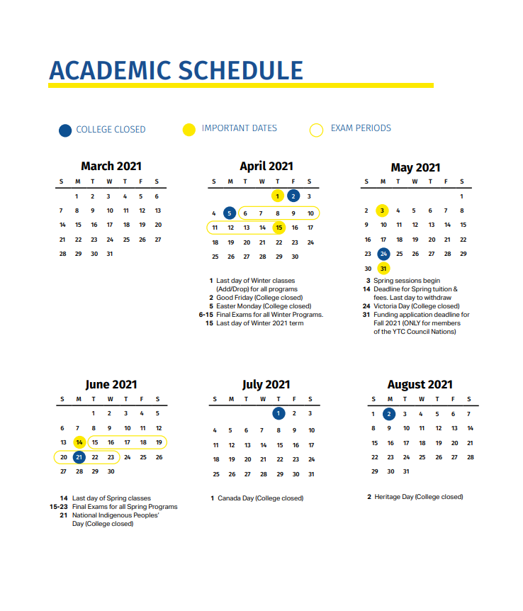 And 21 School Calendar Edmonton